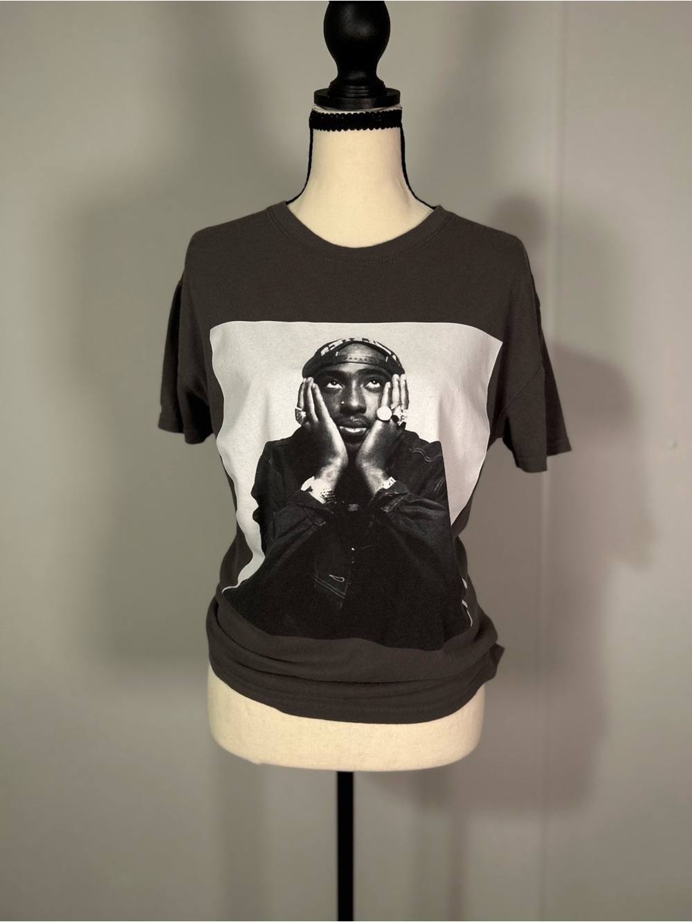 Classic Graphic Short Sleeve Tee - Charcoal
